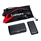 Lumore Pro Jump Starter Kit W/ac Plug & Power Bank W/cables Bag-silver-new. Fixed Price $74.95.
