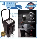 Heavy Duty 4 In 200 Amp Wheeled Volt Battery Starter Suv Charger Auto. Fixed Price $130.00.