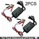 2PC 12V Car Battery Charger Maintainer Trickle Rv For Truck Motorcycle Atv Auto. Fixed Price $6.99.