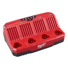 Milwaukee 48-59-1204 M12 12V Redlink 4-BAY Skip Button Battery Charger. Fixed Price $119.00.