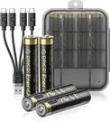 Ener Lithium Ion Battery Rechargeable Aaa Batteries 8 Pack 1.5V Constant. Fixed Price $26.90.