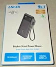 Anker A1388H11-1 Pocket-sized Power Boost Bank 10,000MAH 22.5W Digital Display. Fixed Price $23.99.