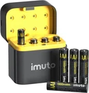Imuto Rechargeable Batteries Lithium 8AAA With Charger. Fixed Price $35.94.