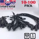 Lot Dc/ac Power Charger Converter Adapter Cable 7.4MM To 4.5MM For Hp/dell. Fixed Price $115.78.