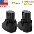 2X 10.8V 3500MAH Li-ion Battery For Dremel 8000-01 855-01 855-02 8001-01 8001-02. Fixed Price $35.95.