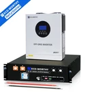 Eco-worthy 48V 100AH LIFEPO4 BATTERY+5KW Inverter Charger Off-grid For Home. Fixed Price $959.99.