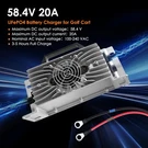 58.4V20A Golf Cart Lithium Battery Charger On-board LIFEPO4 **no M8 Connector. Fixed Price $777.00.