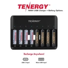 Tenergy TN477U Aaa 8 Bay Nimh Usb Battery Charger With Options Lot. Fixed Price $19.99.