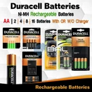 Duracell Rechargeable Batteries Aa 2500MAH With Or W/o Fast Charger Lot Nimh New. Fixed Price $39.85.