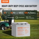 Deep Cycle Battery, 12V 40AH, Agm Marine Rechargeable. Fixed Price $100.79.