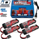 (4) Traxxas 5000MAH 3S Lipo 2872X Batteries And (1) 2972 Ez-peak Dual Charger. Fixed Price $449.75.