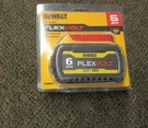 Dewalt DCB606 Flexvolt 6.0AH Battery 20V/60V Max Li-ion 2025 Model New Package. Fixed Price $89.98.