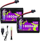 3.6V 1800MAH Ni Cd Rechargeable Battery With Sm 2P Plug Black Fit For Sy E571. Fixed Price $29.85.