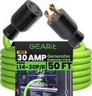 Gearit 30-AMP Generator Extension Cord, 120/250-VOLT, 4-PRONG, 7500W, Nema L14-3. Fixed Price $145.99.