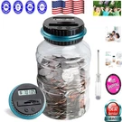 Innovative Blue Coin Savings Bank - Digital Counting With Adjustable Display. Fixed Price $23.99.
