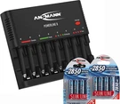 Ansmann Powerline Battery Charger With 8X 2850 Slimline Rechargeable Batteries. Fixed Price $124.99.