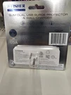Fisher Slim Surge Protector & Wall Charger, Dual Usb Ports, 4 Outlets, White. Fixed Price $12.10.