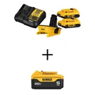 18V To 20V Max Lithium-ion Adapter, Charger, (2) 2.0AH Battery--packs An. Fixed Price $441.27.