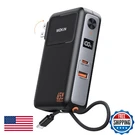 Portable Charger, 10000MAH Power Bank Built In Cable And Wall Plug 65W For Lapto. Fixed Price $90.25.
