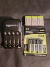 Amazonbasics Ni-mh & Aaa Battery Charger With Usb Port. And Xtra Batteries. Fixed Price $15.00.