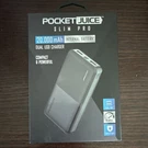 Pocket Juice Slim Pro 20,000MAH Dual Charger Micro-usb Usb-c 5V. Fixed Price $20.00.