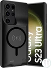 Wireless Charging Case For Galaxy S22 Ultra S23 12000MAH Rechargeable. Fixed Price $68.00.