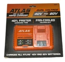 Atlas 40V/80V Rapid Battery Charger Dual Voltage High Efficiency. Fixed Price $129.95.
