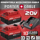 2PACK For Porter Cable Volt Lithium Battery /charger Max PCC680L PCC685L. Fixed Price $130.00.