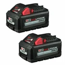 Milwaukee M18 Redlithium High Output XC6.0 Li-ion Battery Pack (2 Pk) -.... Fixed Price $120.00.