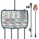 Tecmate Optimate Lithium 4S 0.8A Quad Bank, TM485, 8-STEP 4X12.8V. Fixed Price $222.00.