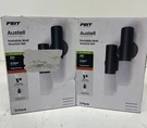 Feit Electric Matte Black Rechargeable Battery Portable Led Wall Sconce (4 Pack). Fixed Price $39.99.