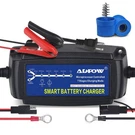 Adpow 5A 12V Automatic Smart Battery Charger Automotive Maintainer Black. Fixed Price $50.90.