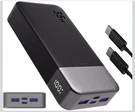 Juovi 35W 20000MAH Power Bank Fast Usb-c Usb-a Portable Charger Black. Fixed Price $20.00.