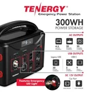 Tenergy T320 300WH Portable Power Station For Camping Emergency Solar Car Walls. Fixed Price $249.99.