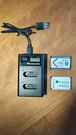 Powerextra Digital Battery Charger DS-BX1 Plus NP-BX1 Batteries (used). Fixed Price $22.25.