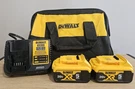 New Dewalt Starter Kit - 13" Bag, 5AH Xr Batteries 2024, DCB112 Charger. Fixed Price $124.99.