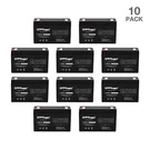 10 Pack - Expert Power 6 Volts 12 Ah Agm Sealed Lead Acid Rechargeable Battery. Fixed Price $140.99.