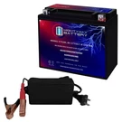 Mighty Max YTX20L-BS Power Sport Agm Series Sealed Battery + 12V 4AMP Charger. Fixed Price $74.99.