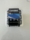 6 PACK-9 Volt Camelion Ultra Pro Alkaline Batteries New Pack-expires 10/23. Fixed Price $5.99.