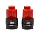 Milwaukee 48-11-2411 M12 Cp 1.5 Ah Lithium-ion Compact Battery Combo Pack Pc. Fixed Price $45.99.