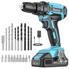 Bamse 21V Cordless Power Drill Set 2.0AH Battery Charger 3/8" Keyless Chuck. Fixed Price $37.34.