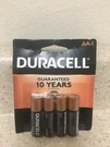 Duracell Coppertop Aa Alkaline Batteries 4 Pk Carded. Fixed Price $8.39.
