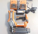 Ridgid R09890 Cordless 18V Brad Nailer Gauge Hyper Dr, 4AH Battery, Charger. Fixed Price $185.00.