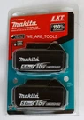 New Pack Makita BL1850B-2 Twin Genuine 2) 5.0 Ah Batteries Volt. Fixed Price $179.97.