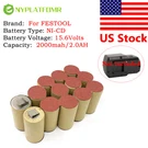 Battery Pack For Festool Bps 15.6V 2000MAH Ni-cd Heavy Duty T-nr. 481710 D-73240. Fixed Price $51.55.