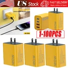 120W 4-PORT Usb Fast Wall Charger Block Cell Phone 16 15 13 11 X Ipad Lot. Fixed Price $232.34.