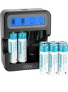 Czvv Aa Rechargeable Battery & Lcd Charger Set 3500MWH 1.5V 8 Pack. Fixed Price $29.99.