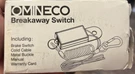 Omineco Trailer Breakaway Switch With 4 Feet Coiled Cable Electric Brake. Fixed Price $12.99.