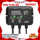 Noco Genius GEN5X2 2-BANK 10A 12V Marine Battery Charger Lithium Agm Smart. Fixed Price $130.88.
