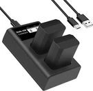 2 Pack NP-FW50 Battery&smart Lcd Display Dual Channel Charger For Sony Alpha. Fixed Price $23.99.